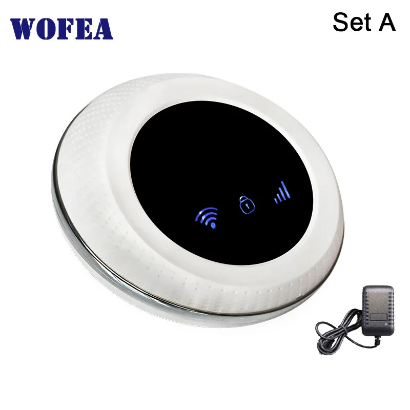 V30 alarm host Wofea беспроводной SIM GSM домашняя охранная wifi GSM сигнализация система Датчик комплект tuya приложение Встроенная сирена - Цвет: V30 alarm host