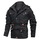 Мужская куртка, зимняя Толстая теплая военная куртка-бомбер, тактическая куртка, Мужская верхняя одежда, флисовая ветровка с капюшоном, армейское пальто, брендовая одежда