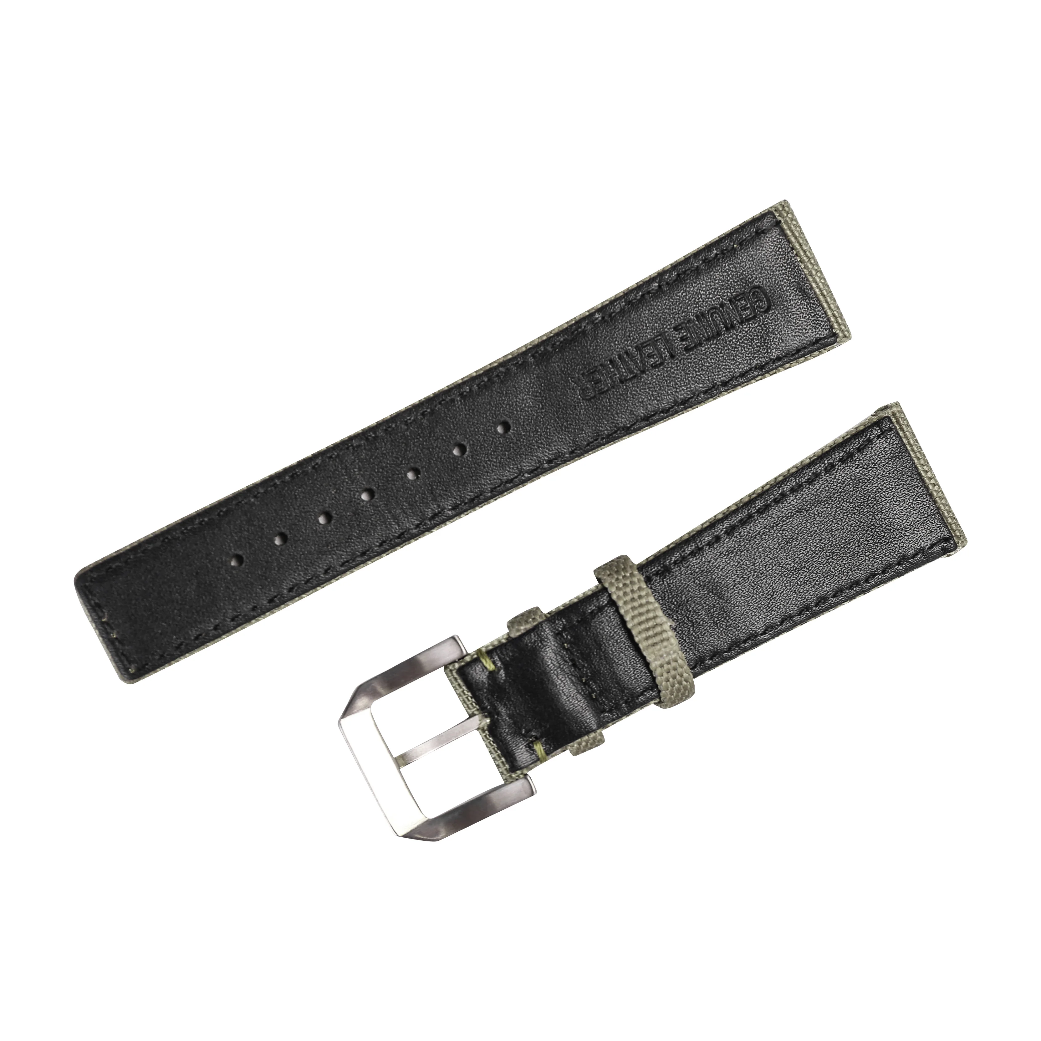 Watch Strap Nylon For IWC PILOT Canvas Watchbands Black Green 21mm 22mm Watch Strap Belt High Quality With Pin Buckle