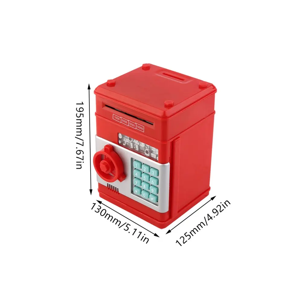 

Electronic Money Safe Box Password Money Box Cash Coins Saving Box ATM Bank Safe Box Automatic Deposit Banknote Christmas Gifts