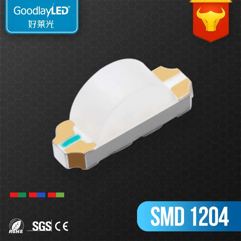 Светодиодный Диод Epistar Sanan боковая Светодиодная лампа Veiw 1204 Smd цвет 1206