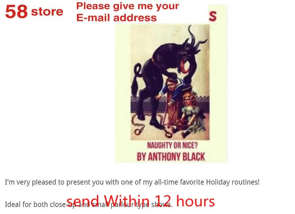 

Santa Claws by Anthony Black magic tricks-(magic instruction )