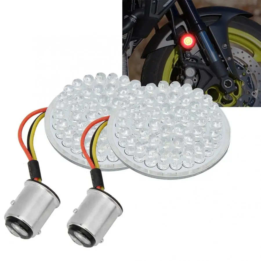 1 пара пуля стиль задний светодиодный стоп сигнал комплект сигнала поворота с 1157