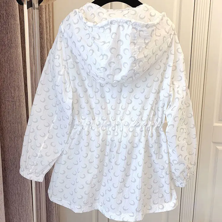 

Fashionable sunscreen clothing wide sunscreen shirt casual cardigan 2021 summer new trend assault suit versatile women's wear