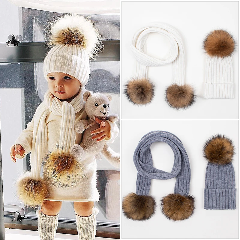 Детская шапка TinyPeople из смешанной шерсти зимняя для детей шарф мальчиков и