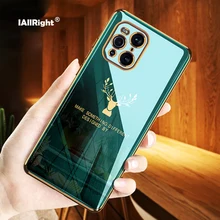 Luxury Electroplating Case For OPPO Find X3 Soft Silicone TPU Deer Phone Bags Coque Funda Find X3 Pro Capa