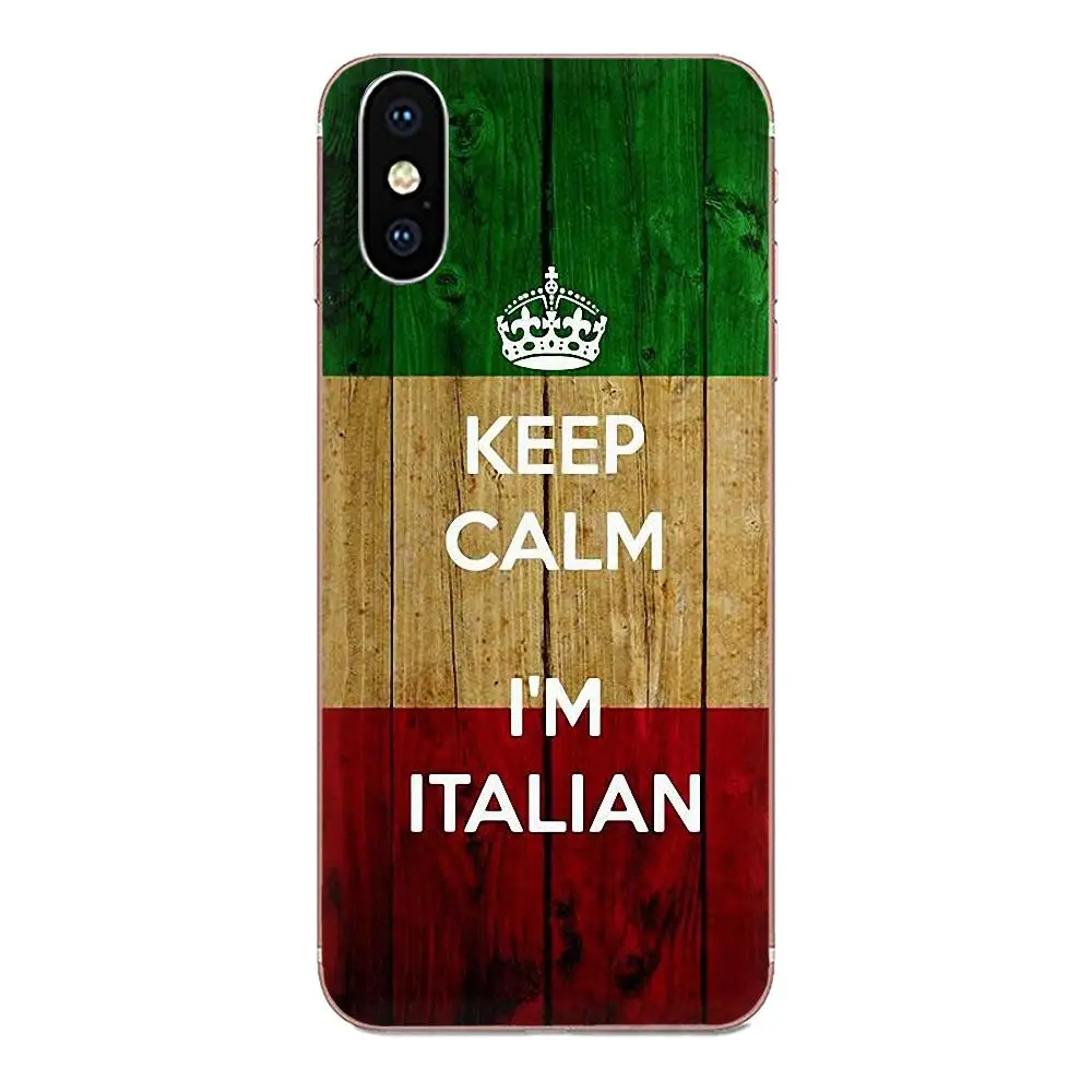 Италия флаг для Xiaomi Redmi Mi 4 7A 9T K20 CC9 CC9e Note 7 9 Y3 SE Pro Prime Go Play TPU чехол телефонов |