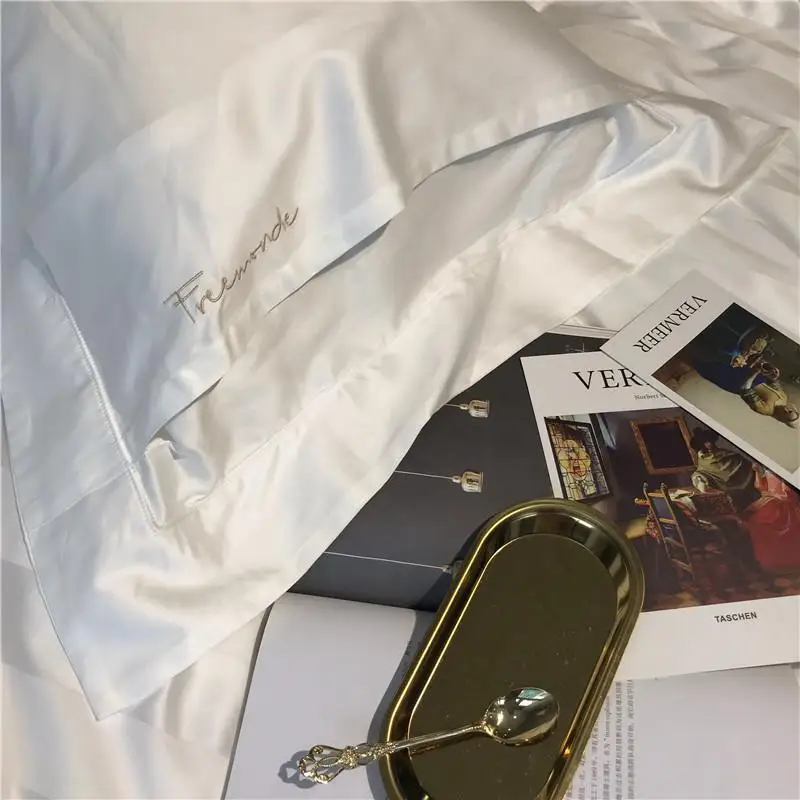 Комплект постельного белья из египетского хлопка роскошный комплект кровати в