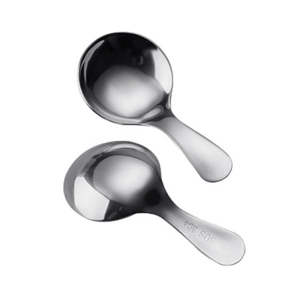 1 шт. Нержавеющая сталь короткая ручка ложка для мороженого сахара соль специи