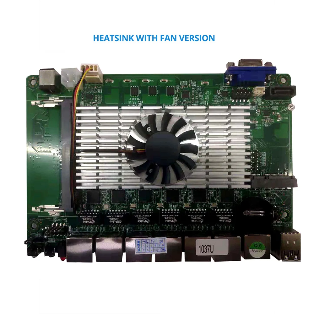XCY PfSense брандмауэр Мини ПК маршрутизатор Intel Celeron 1007U 1037U 6xLAN сетевая карта Intel Gigabit Ethernet сервер Windows Linux