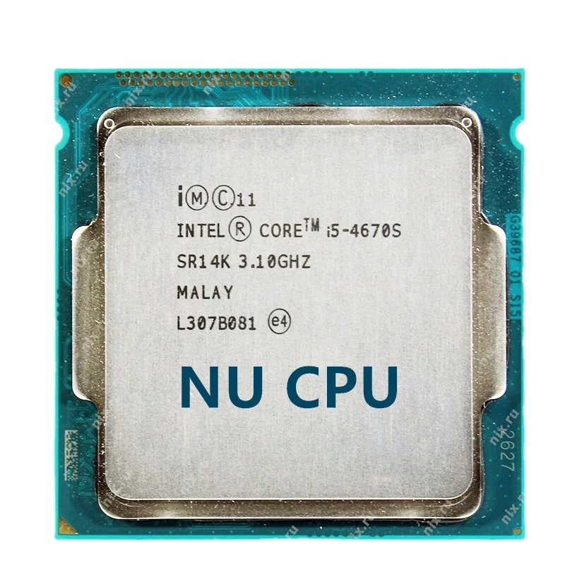 

Intel Core i5-4670S i5 4670s 3.1 GHz Quad-Core Quad-Thread CPU Processor 6M 65W LGA 1150