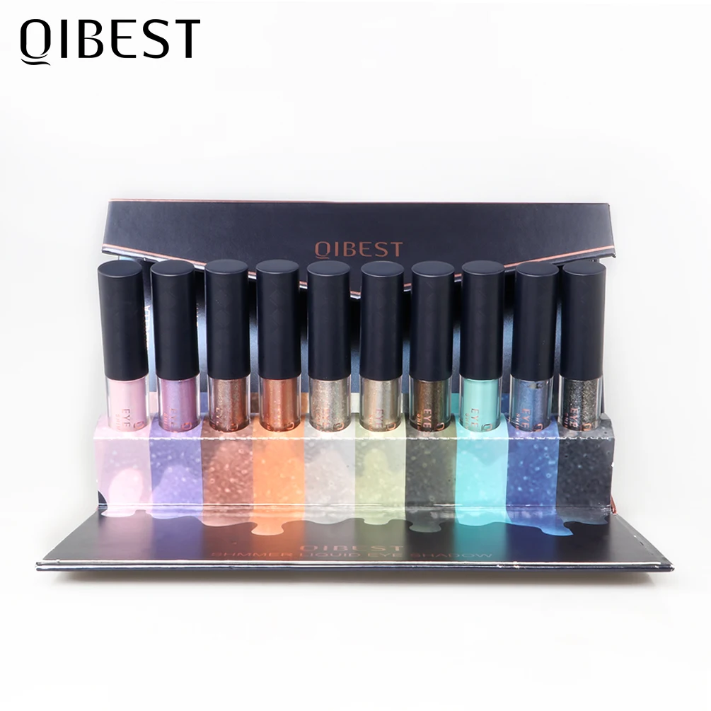 

Блестящие тени для век, металлик, голографический Хрустальный блеск, тени для век, макияж, 10 шт.