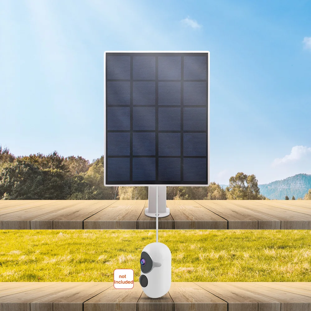 Водонепроницаемая солнечная панель 5 в 4 Вт для камеры безопасности с кабелем