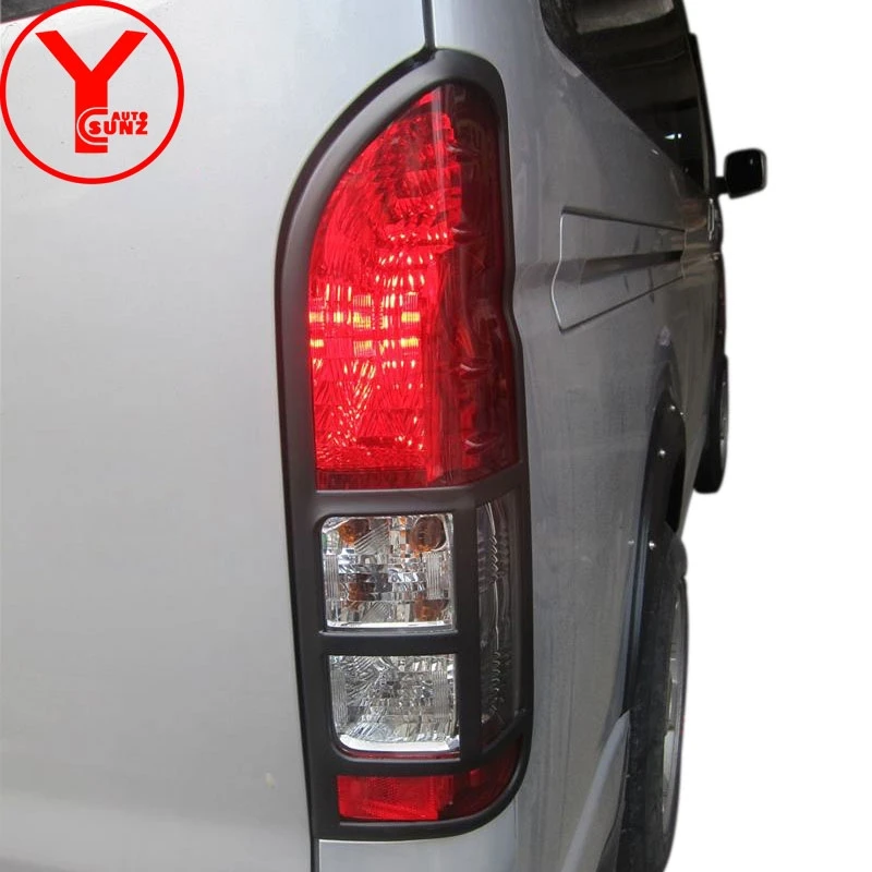 YCSUNZ для Toyota Hiace 2016-2018 abs Матовый Черный Задний фонарь Крышка лампы автомобильные