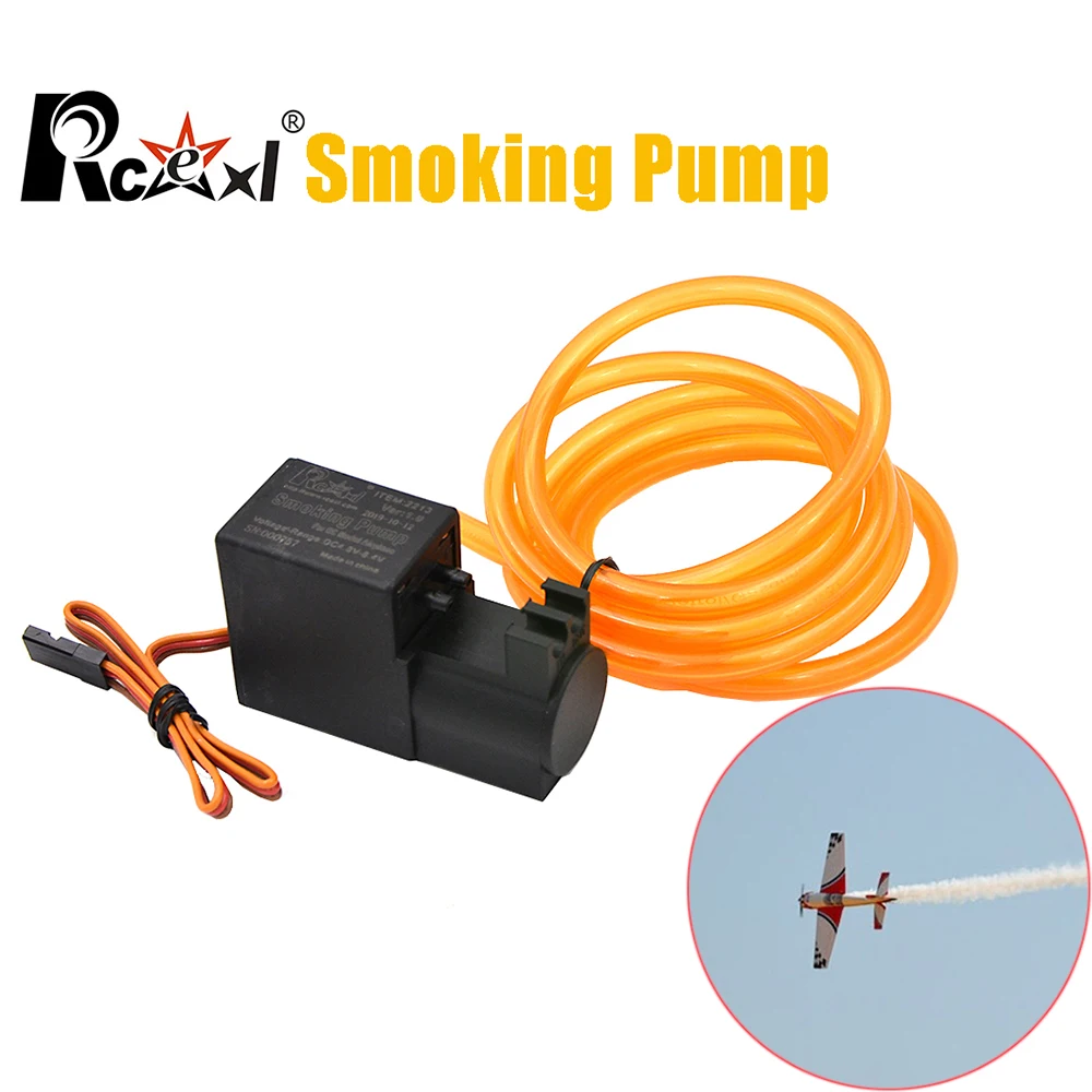 RCEXL Mini Smoking Pump with Adjustable Flow for RC Gas Jet Airplane
