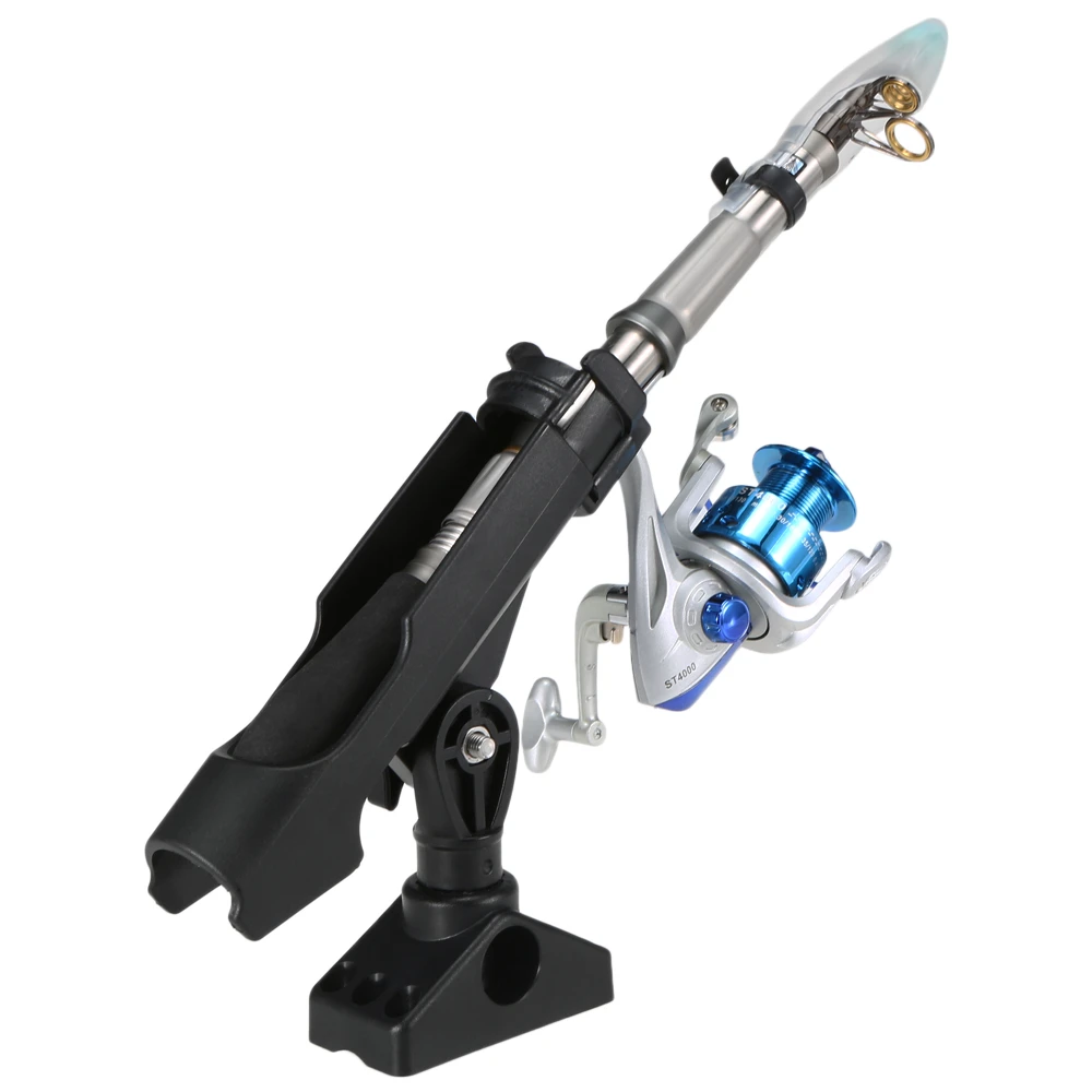Регулируемый держатель для рыбалки на лодочные удилища градусов вращающийся 360