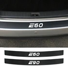 Автомобильные наклейки из углеродного волокна для BMW E46 E39 E90 E91 E60 E36 E92 E30 E34 E70 E87 аксессуары для заднего бампера багажника