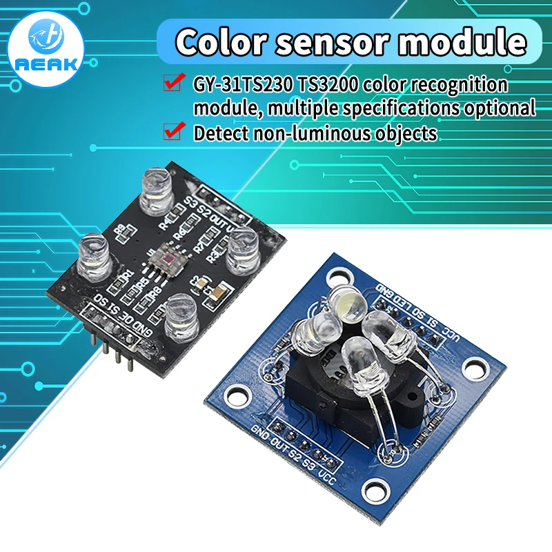 Аксессуары для датчика распознавания цветов MCU Arduino TCS230 TCS3200 | Электронные