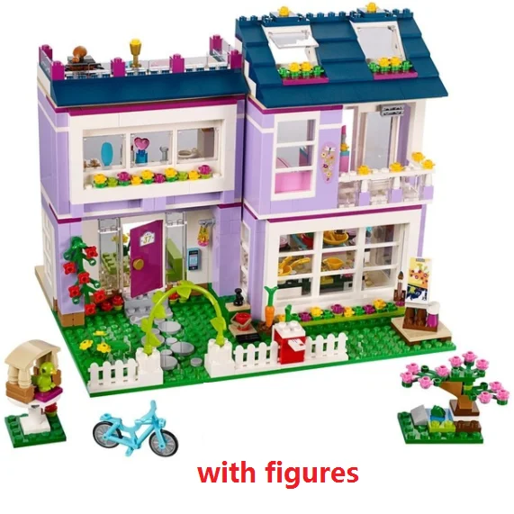 

10541 41095 Friends Emma's House Boy girl Building Blocks Emma Mia Figure Educational Toy For Children Christmas gifts