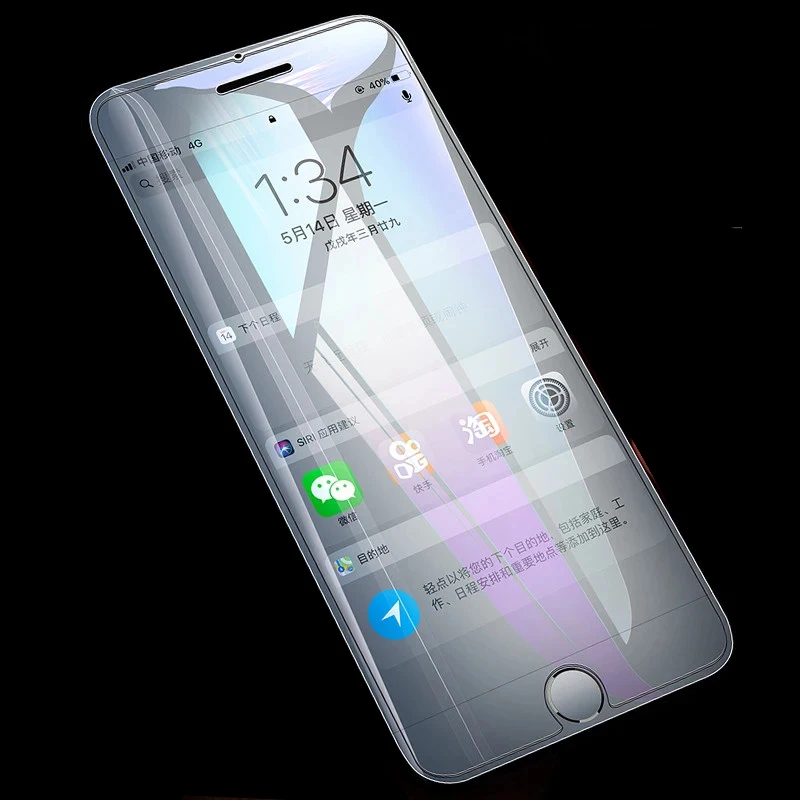

2 Pieces Safe Shatterproof Tempered Glass For iPhone 12 11 Pro Max X Xs Max XR 8 4 4s 5 5s 5c SE 6 6s 7 8 Plus Protector Film
