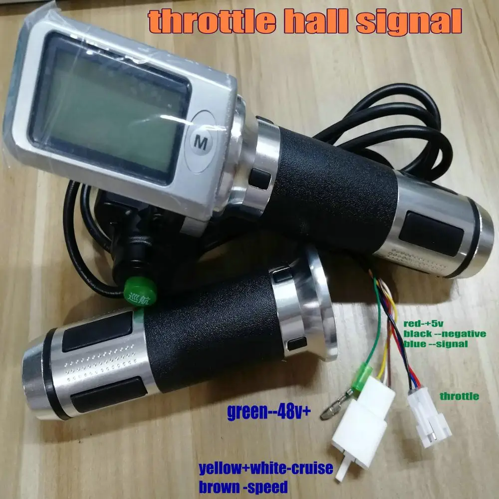 Спидометр/одометр + дроссельная заслонка/акселератор с жк дисплеем 36v48v60v и