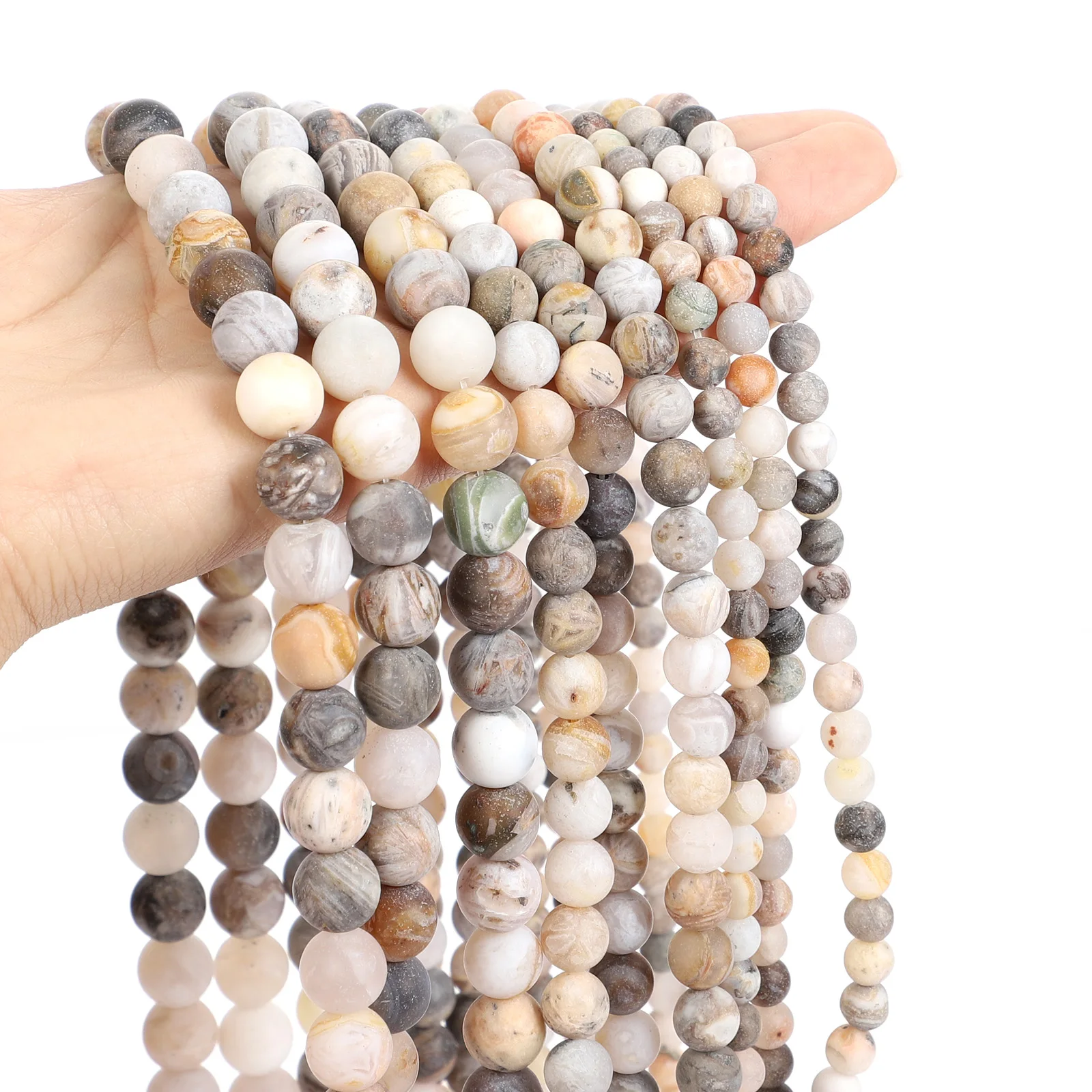 Бусины Из Натурального оникса с бамбуковыми листьями сердолика ониксом круглые