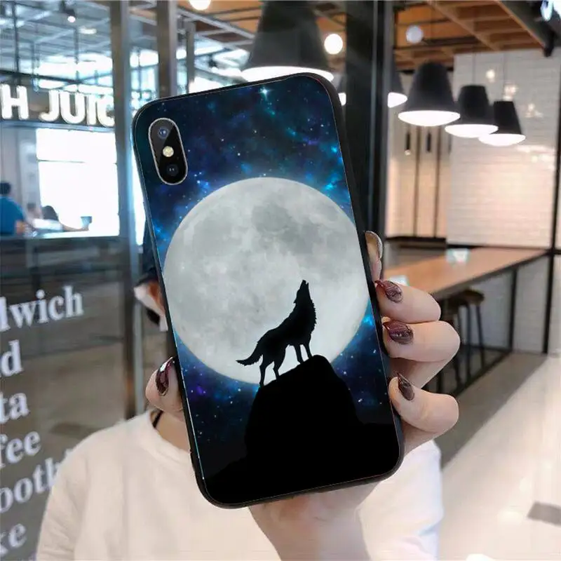 

Cute Snow Wolf Phone Case for iPhone 11 12 pro XS MAX 8 7 6 6S Plus X 5S SE 2020 mini