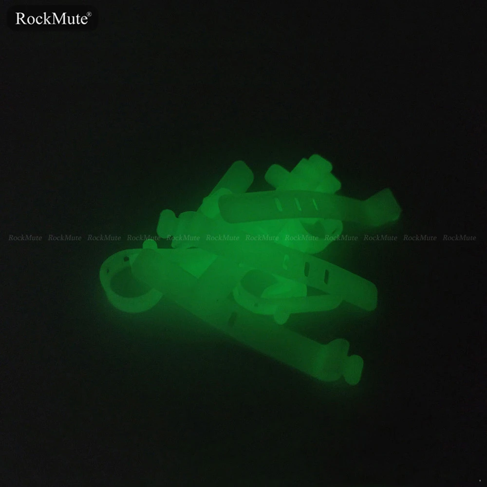 Белый фосфоресцирующий Натяжной ремень завязывает резиновый бандаж для