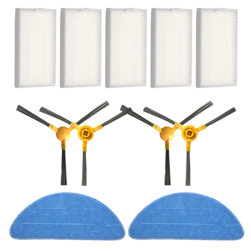 Набор тканей для швабры с боковой щеткой 11 шт. Proscenic 800T 820T 830T зеркальный фильтр