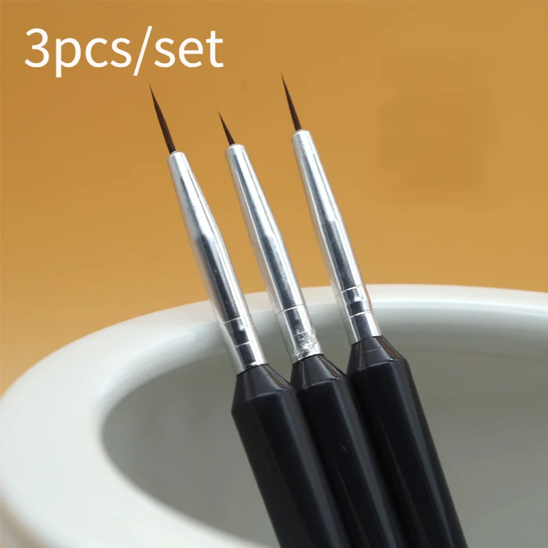 

3Pcs/set Face Mold Brush Food Paint Icing Cupcake Tools Dessert Pastry Decoration Baking Tools Cake Decorating Tool