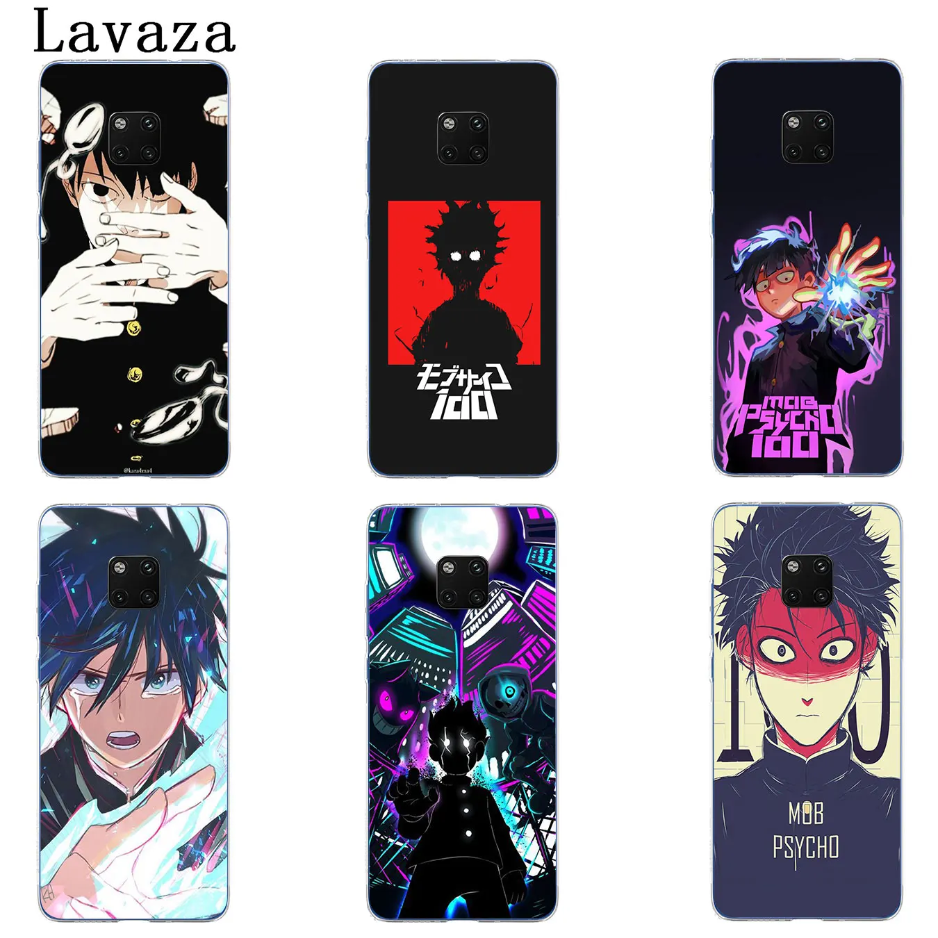 Lavaza Mob Psycho 100 Жесткий чехол для телефона huawei mate 30 10 20 Pro Lite Y6 Prime Nova 5I 4 3i 3 2i 2