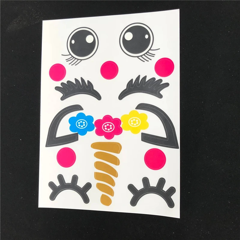 Sticker 4 Светящиеся лампы светодиодный шар с палкой прозрачные шары День рождения Детская игрушка Свадебные украшения 3-й светильник светодиодный шар - Цвет: Sticker 4