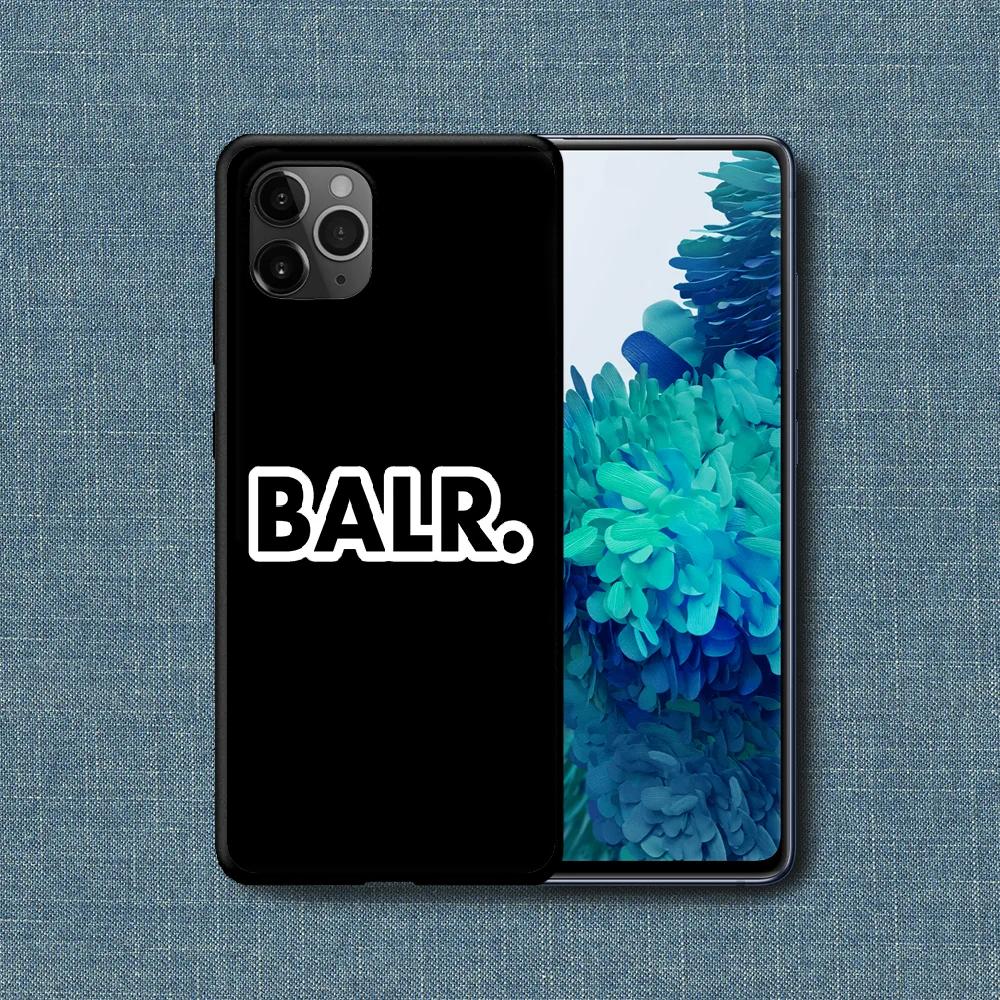 

Life of a BALR Brand Phone Case For iPhone 4 4s 5 5S SE 5C 6 6S 7 8 Plus X XS XR 11 12 Mini Pro Max 2020 black Coque Soft