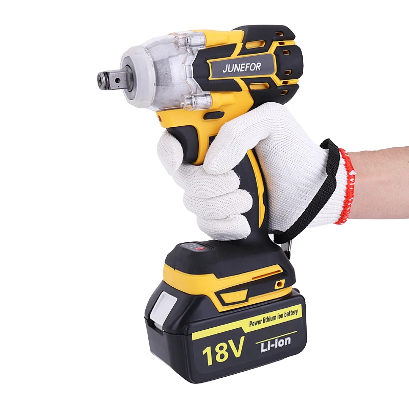 

520 N.m Brushless Cordless Impact Wrench Screwdriver Rechargeable 1/2 Electric Wrench Socket Power Tools For Makita 18V Battery