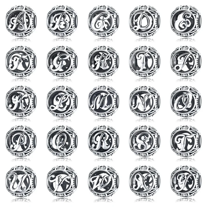 

Подвеска из серебра 925 пробы в виде английского алфавита