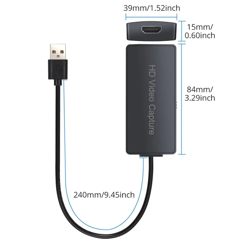 Neoteck 4k HDMI совместимость с USB 2 0 Live Video Capture Game Recording Box Поддержка Windows 7 8 10|Карты видео-