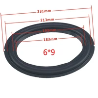 speaker rubber edge for car audio repair parts 69 inch oval speaker folding ring 57 inch rubber surround new arrivals 2pcs