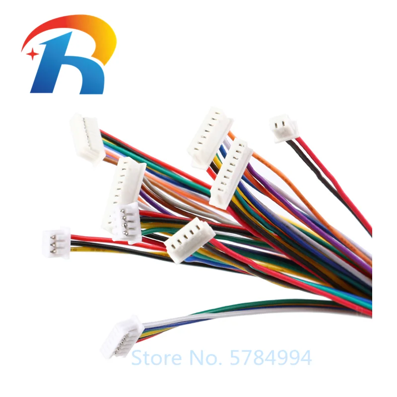 

10PCS 1.25mm Female Connector Terminal Cable 10cm 20cm 30cm 1.25 Connector 2p 3p 4p 6p 8p 10p 12p Single / Double Head