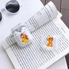 Мягкий чехол Hakuna Matata Lion King для AirPods 1 2, беспроводные Bluetooth наушники, чехол для наушников Air pods Pro, прозрачный чехол из ТПУ