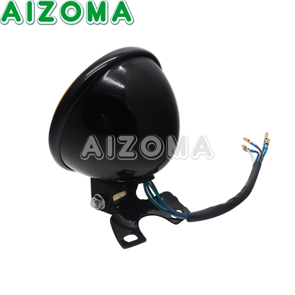 Налобный фонарь в ретро стиле для мотоцикла 4-3 / 8 дюймов 12 В CG125 GN125 Harley Suzuki Honda CB400