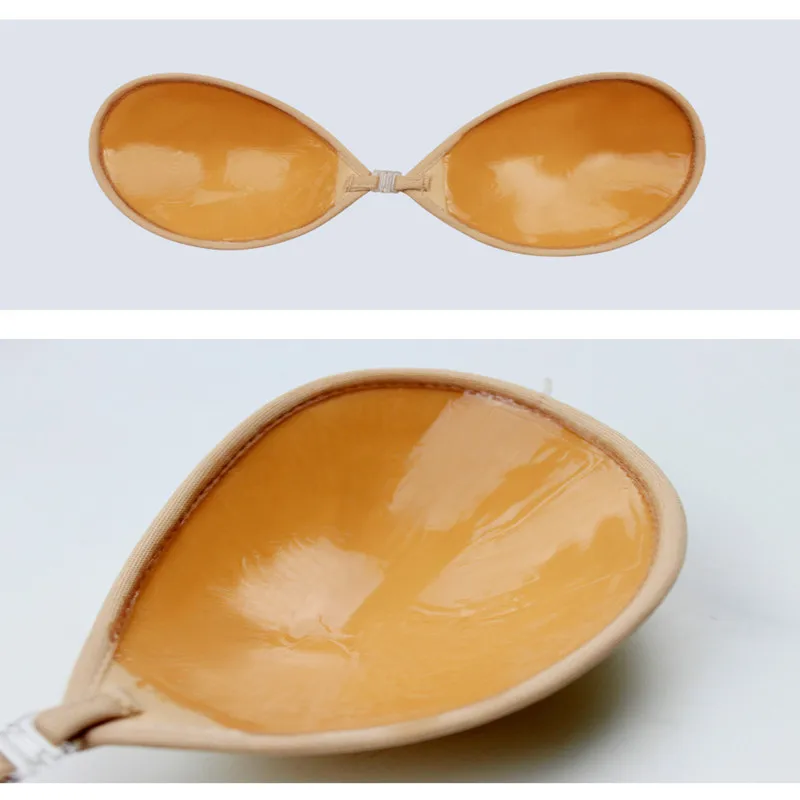 2018 New arrival sexy strapless silicone bra push up invisible silicone bra for bride