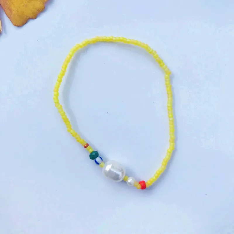 Роскошный бренд boho bileklik нарукавная повязка натуральный Мать пресноводный барочный жемчуг браслет Ювелирные изделия Браслеты mujer браслеты для женщин - Окраска металла: 8