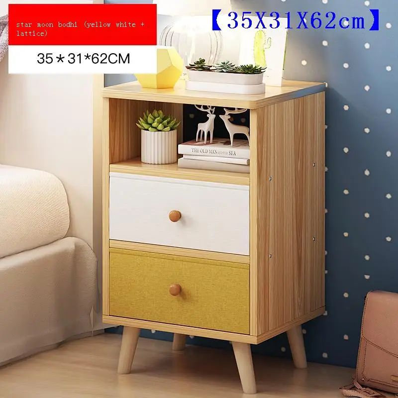 Шкаф для спальни деревянная мебель дома ночная подставка шкаф прикроватный