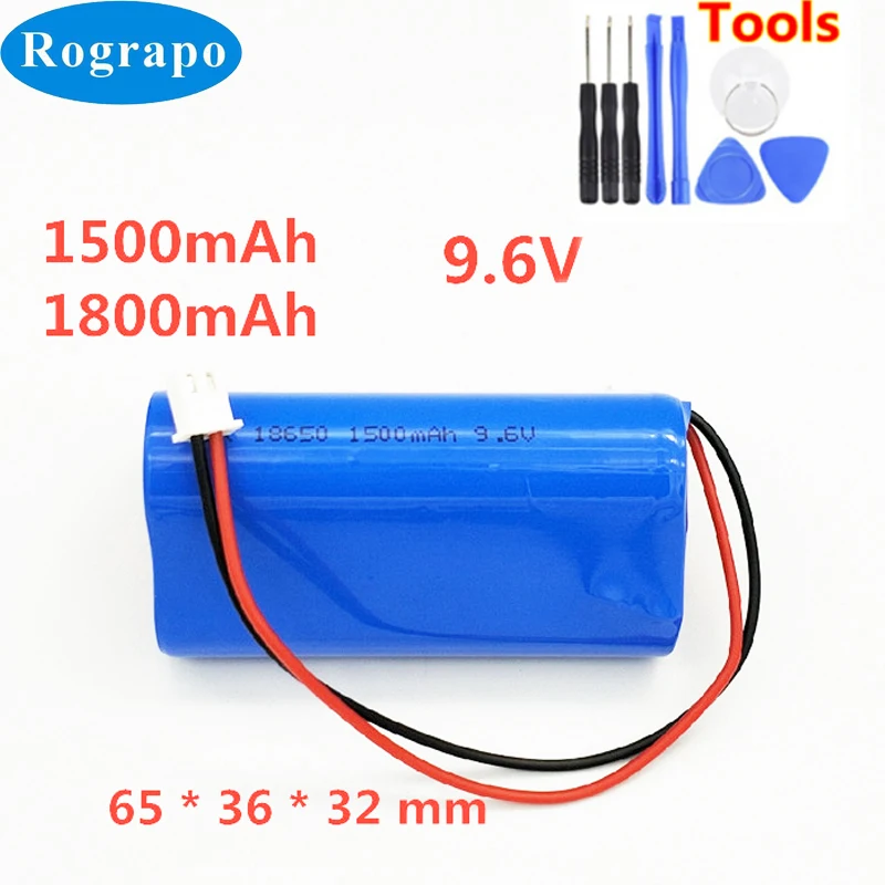 

New Battery For Midea R1-L061D E 9.6V Full Accumulator 2-wire Plug+tools