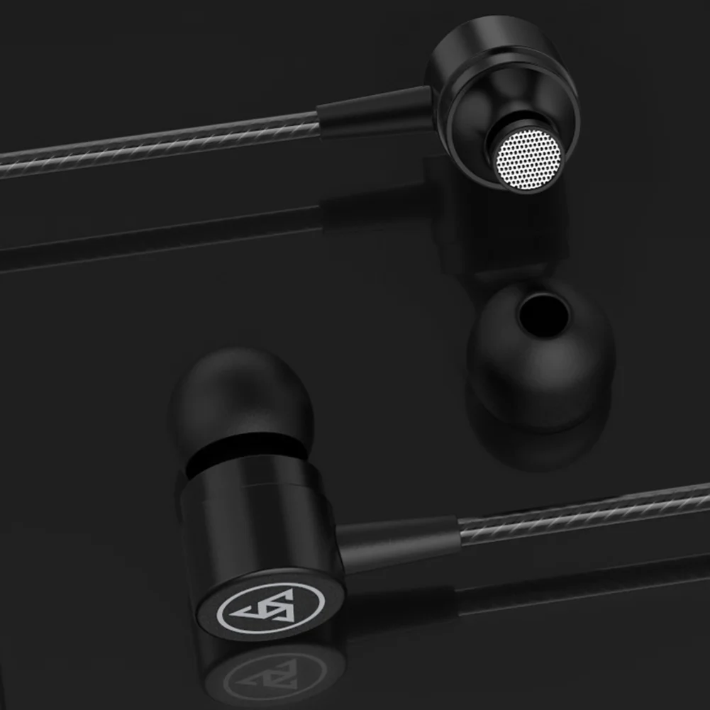 D1 стильный 3 5 мм в ухо Металлические Наушники Стерео Мобильный телефон гарнитура