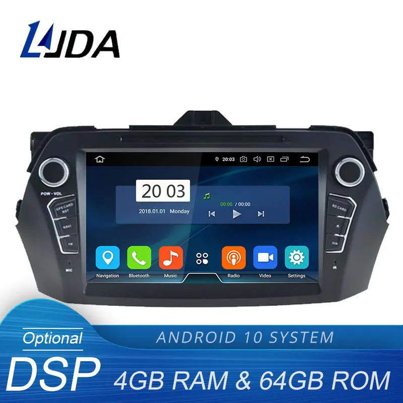 LJDA Android 10 автомобильный DVD плеер для SUZUKI Ciaz 2016 2017 2018 GPS навигация стерео 2 Din