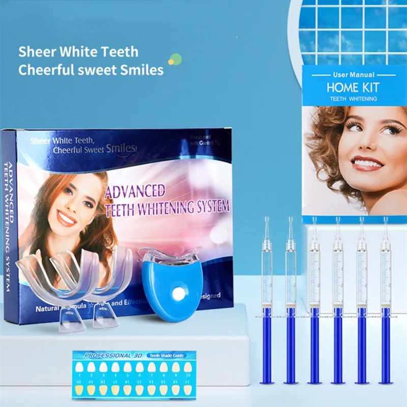 Стоматологический уход 44% пероксид набор для отбеливания зубов защита десен гель