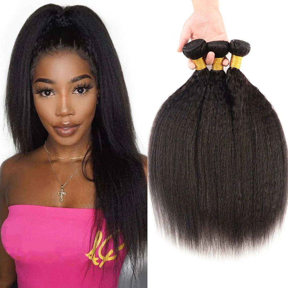 

Пряди прямых волос Yaki с застежкой, 30 дюймов, пряди бразильских натуральных волос Реми с застежкой, изготовленные в парик с застежкой