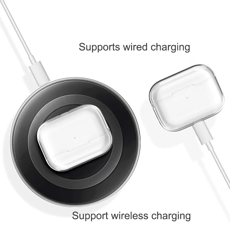 Ультратонкий чехол для Airpods Pro 3 прозрачный TWS Bluetooth наушников Жесткий Чехол ПК Air