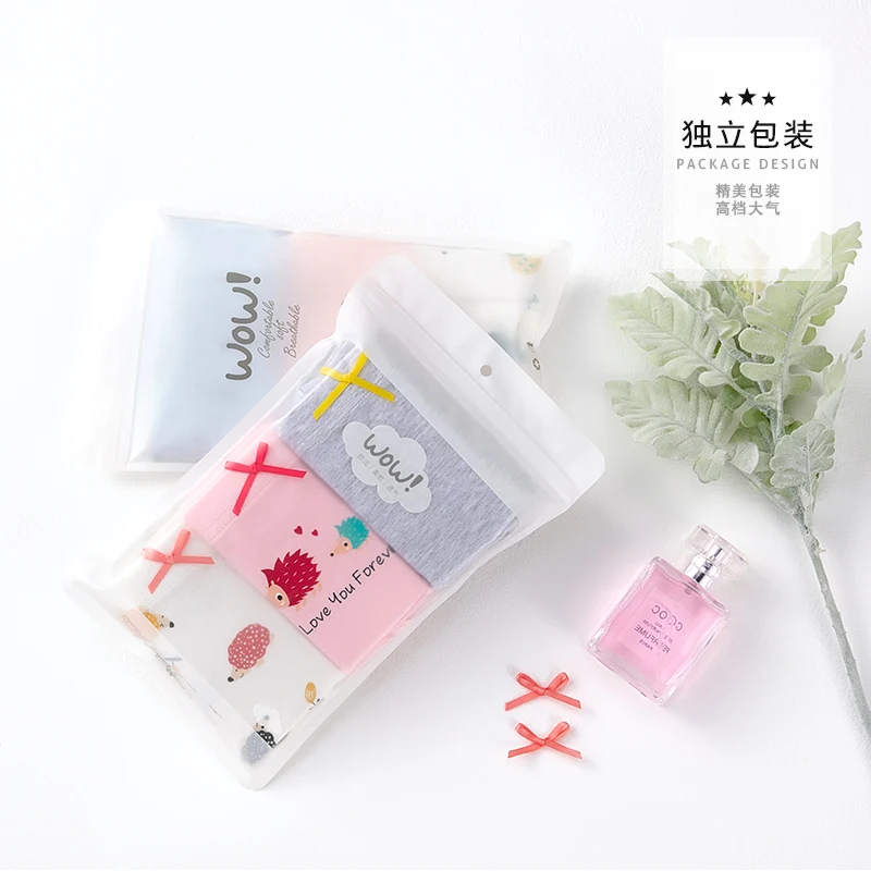 Трусы-боксеры для девочек 3 шт./лот хлопковое нижнее белье с мультяшным рисунком